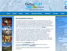 Tablet Screenshot of deltaportdonatiefonds.nl